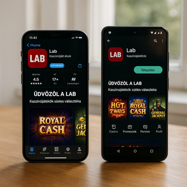 Lab Casino - Mobil appok Android és iOS eszközökre